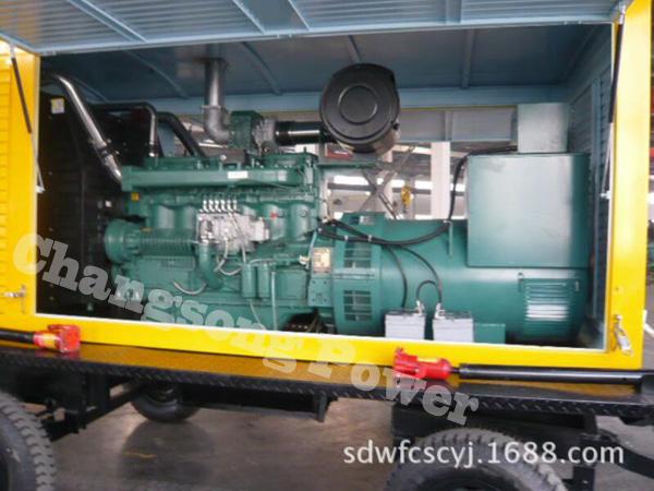 360KW trailer diesel generator set